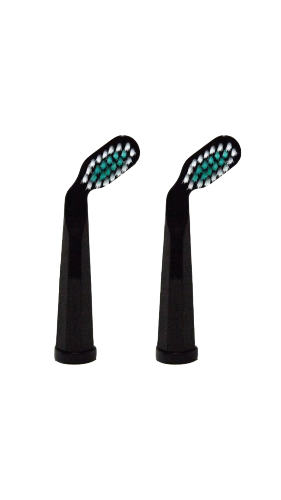 Replacement Toothbrush Head Cleaning Black (Pack of 2)