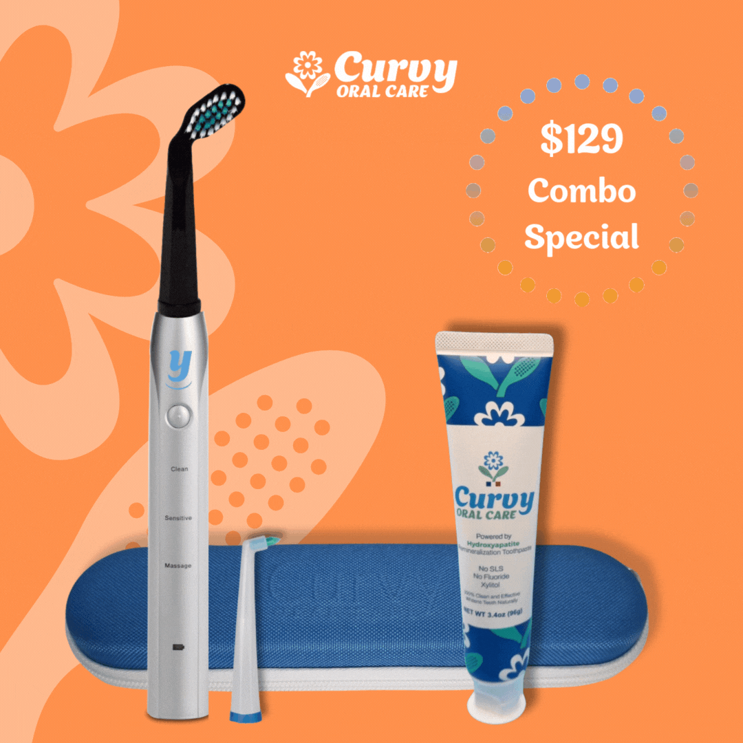 Combo Y Sonic Toothrbsuh + Curvy Toothpaste + EVA Travel Case