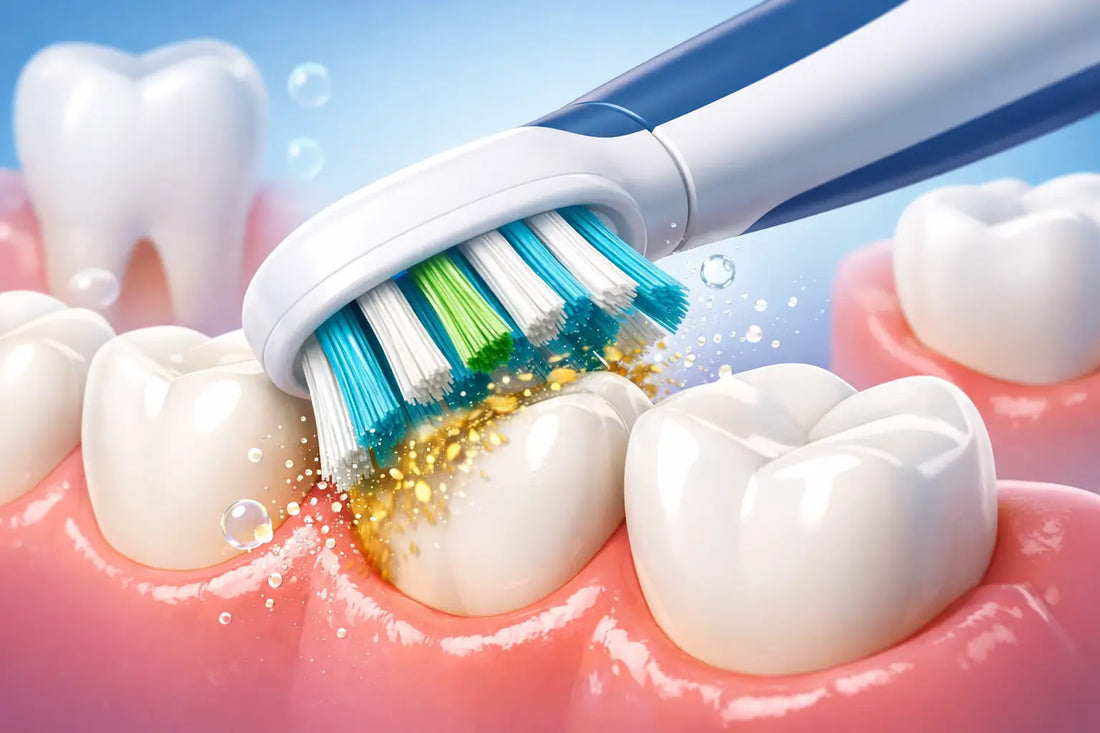Plaque Removal Toothbrush for Better Gum Access