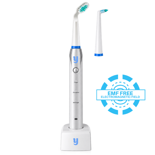 Y Angled Sonic Toothbrush – EMF-Free, Soft Bristles & Deep Cleaning