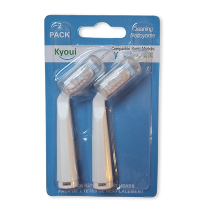 Replacement Toothbrush Heads Perio White (Pack of 2)