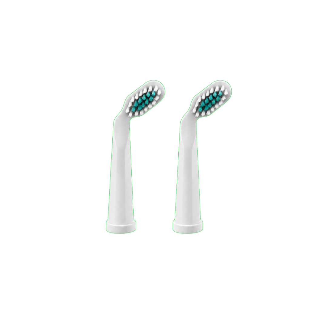Replacement Toothbrush Heads Perio White (Pack of 2)