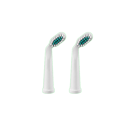 Replacement Toothbrush Heads Perio White (Pack of 2)