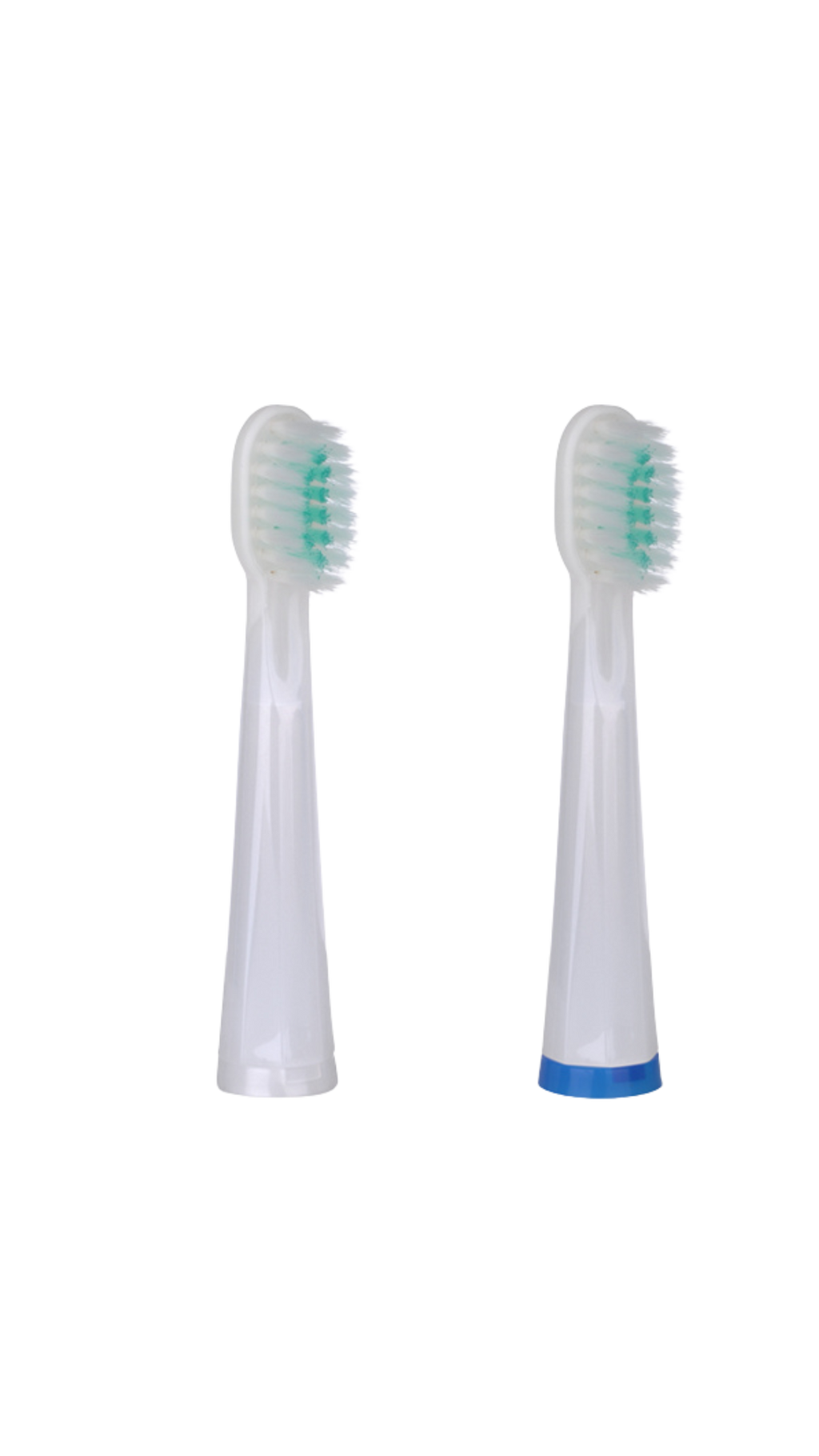 Replacement Toothbrush Heads STRAIGHT  - White