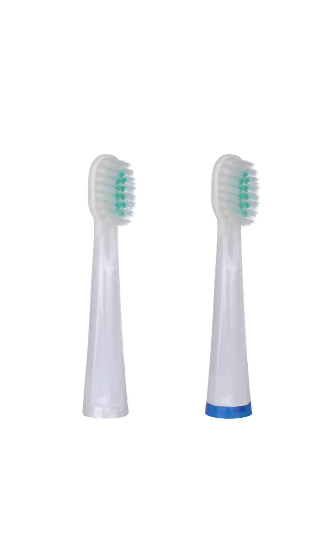 Replacement Toothbrush Heads STRAIGHT  - White