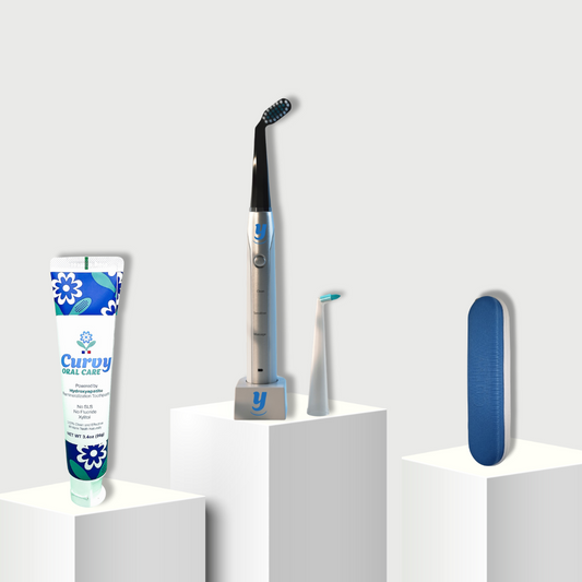 Combo Y Sonic Toothrbsuh + Curvy Toothpaste + EVA Travel Case