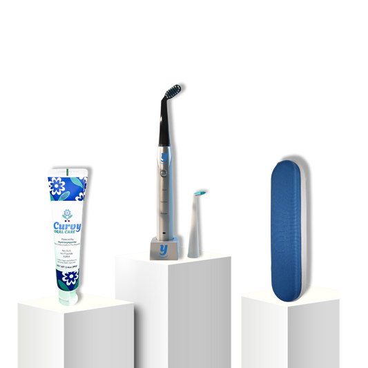 Combo Y Sonic Toothrbsuh + Curvy Toothpaste + EVA Travel Case