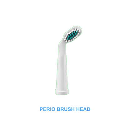 Gentle Gum Protection Combo - Perio Brush Heads + All-Natural Toothpaste