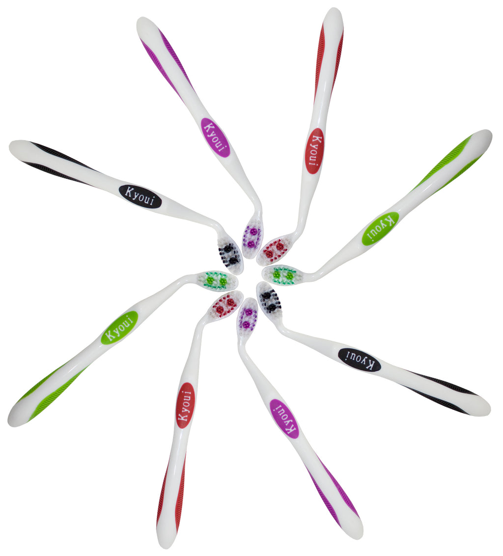 Kyoui Adults (#40) - Angled Toothbrush for Adults - Kyoui